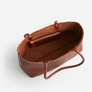 Madewell Handwoven Leather Tote